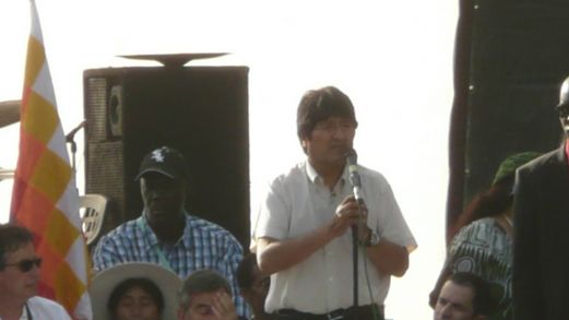 Evo Morales, FSM, Charline Neuts Marquilly, 6 février 2011