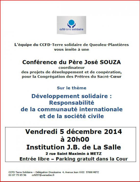 Affiche conférence 2014