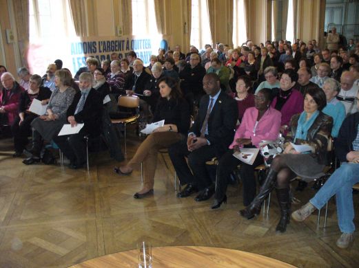 Les participants lors de l'accueil