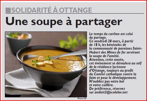 RL du 25/03/2014 Ottange Bol de soupe